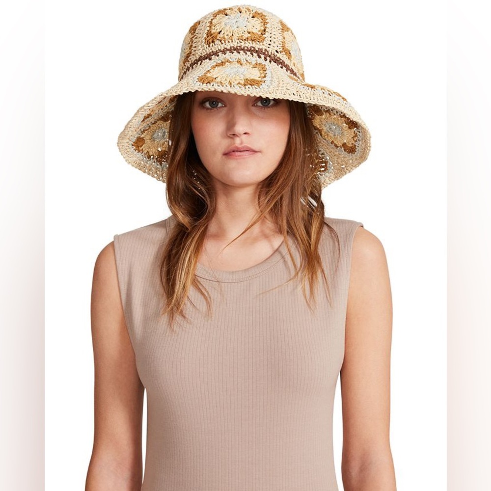 Steve Madden Crochet Bucket Hat NWT